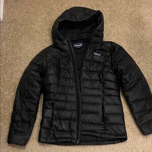 Patagonia down  Black Hooded Jacket